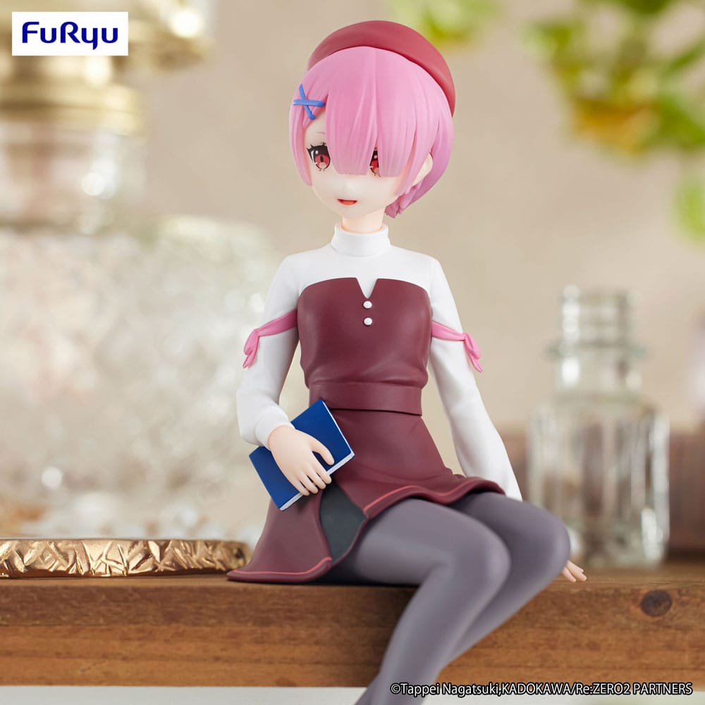 Re:Zero Starting Life in Another World statuette PVC Noodle Stopper Ram Book Girl Ver. 14 cm