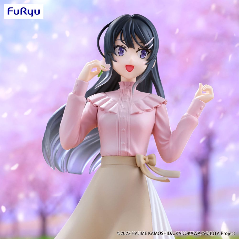 Rascal Does Not Dream of Bunny Girl Senpai Trio-Try-iT statuette PVC Mai Sakurajima Spring Outfit Ver. 21 cm