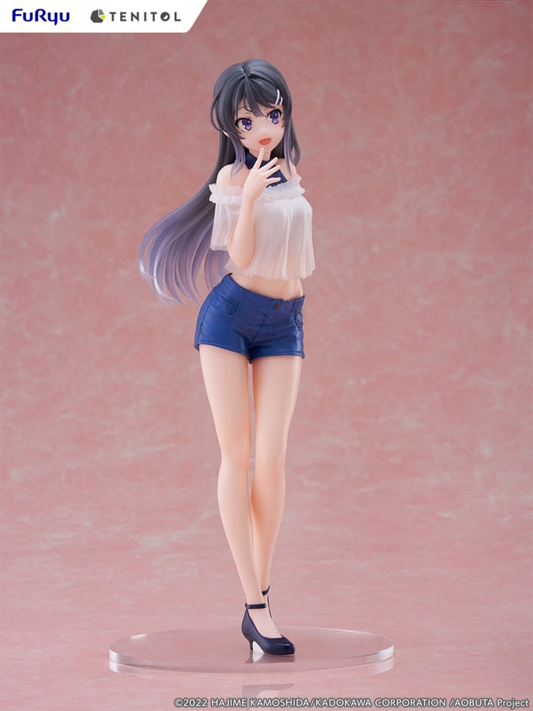 Rascal Does Not Dream of Bunny Girl Senpai statuette PVC Tenitol Mai Sakurajima 31 cm