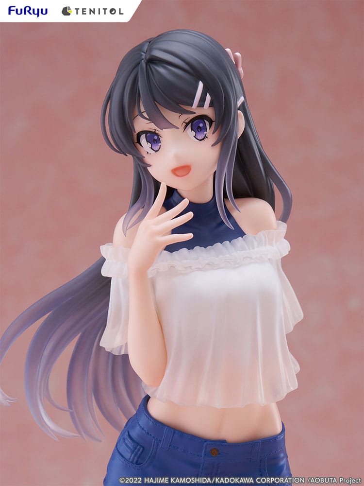 Rascal Does Not Dream of Bunny Girl Senpai statuette PVC Tenitol Mai Sakurajima 31 cm