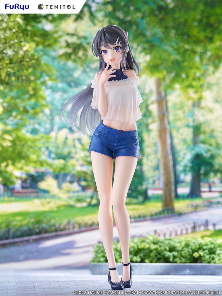 Rascal Does Not Dream of Bunny Girl Senpai statuette PVC Tenitol Mai Sakurajima 31 cm