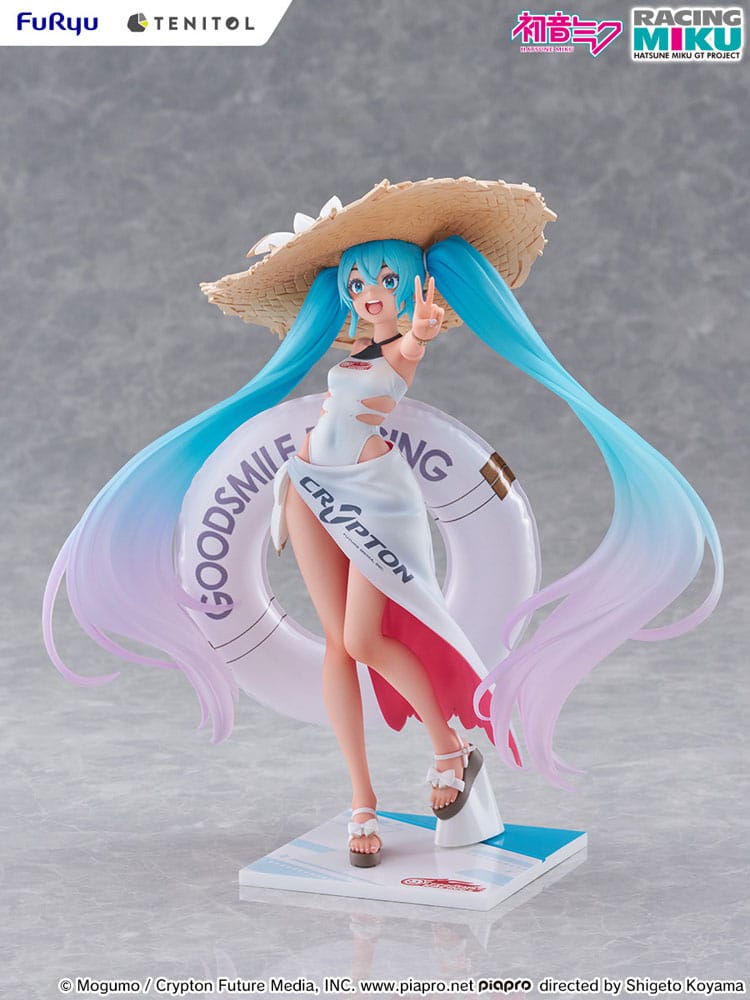 Hatsune Miku GT Project statuette PVC Tenitol 1/7 Racing Miku 2024: Tropical Ver. 21 cm