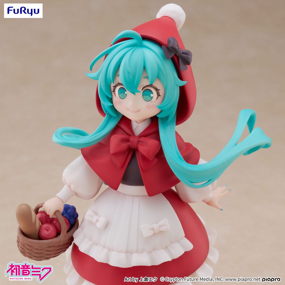 Hatsune Miku statuette PVC Desktop Fairy Hatsune Miku Little red riding hood Ver. 16 cm
