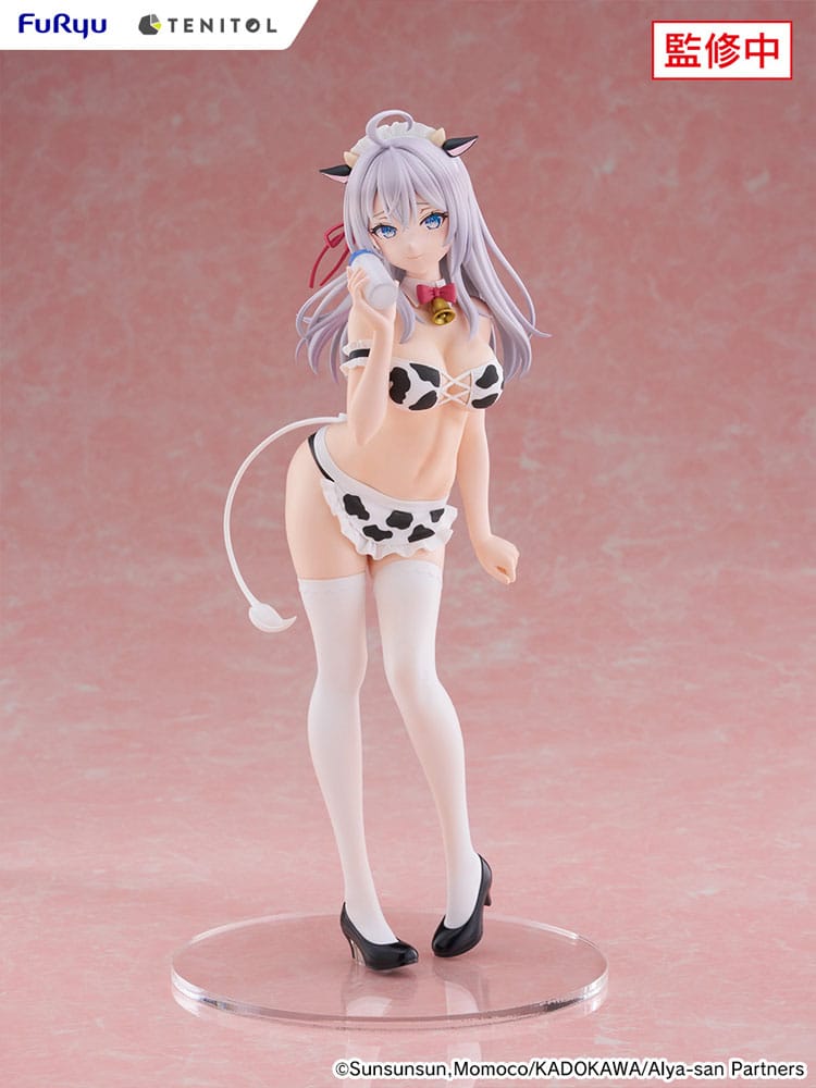Alya Sometimes Hides Her Feelings in Russian statuette PVC Tenitol Tall Alya Cow Costume Ver. 29 cm