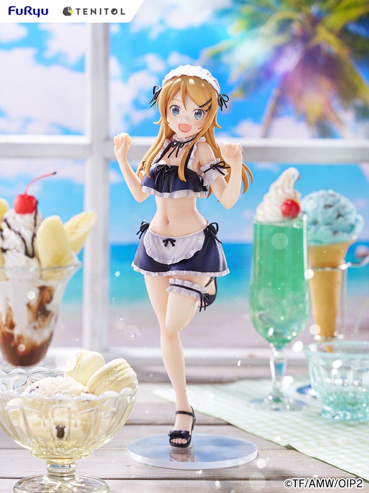 Ore no Imouto ga Konna ni Kawaii Wake ga Nai. statuette PVC Tenitol Tall Kousaka Kirino swimsuits maid Ver. 30 cm