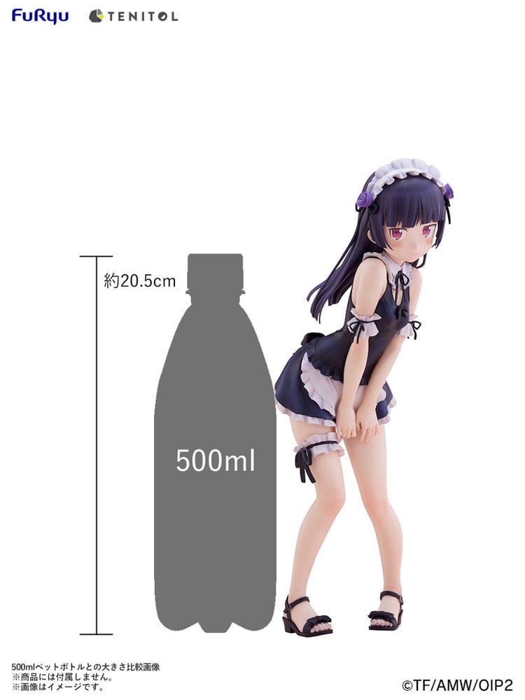 Ore no Imouto ga Konna ni Kawaii Wake ga Nai. statuette PVC Tenitol Tall Kuroneko swimsuits maid Ver. 27 cm