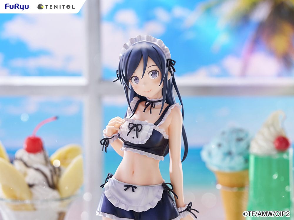 Ore no Imouto ga Konna ni Kawaii Wake ga Nai. statuette PVC Tenitol Tall Aragaki Ayase swimsuits maid Ver. 30 cm