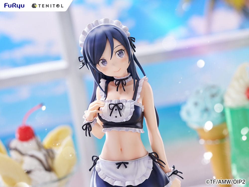 Ore no Imouto ga Konna ni Kawaii Wake ga Nai. statuette PVC Tenitol Tall Aragaki Ayase swimsuits maid Ver. 30 cm