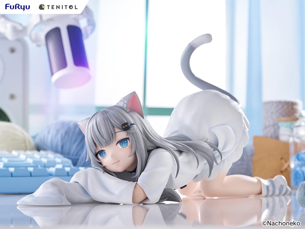 Virtual Youtuber figurine PVC Tenitol Big Noodle Stopper Nachoneko 18 cm