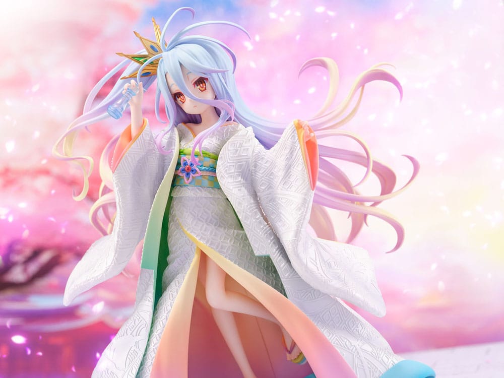 No Game no Life statuette PVC 1/7 Shiro -Shiromuku- 23 cm