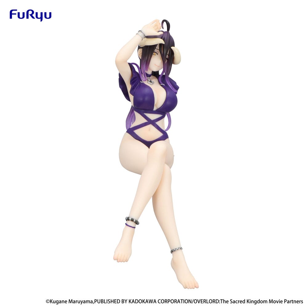 Overlord statuette PVC Noodle Stopper Albedo Swimsuit Dark Purple Color Ver. 16 cm