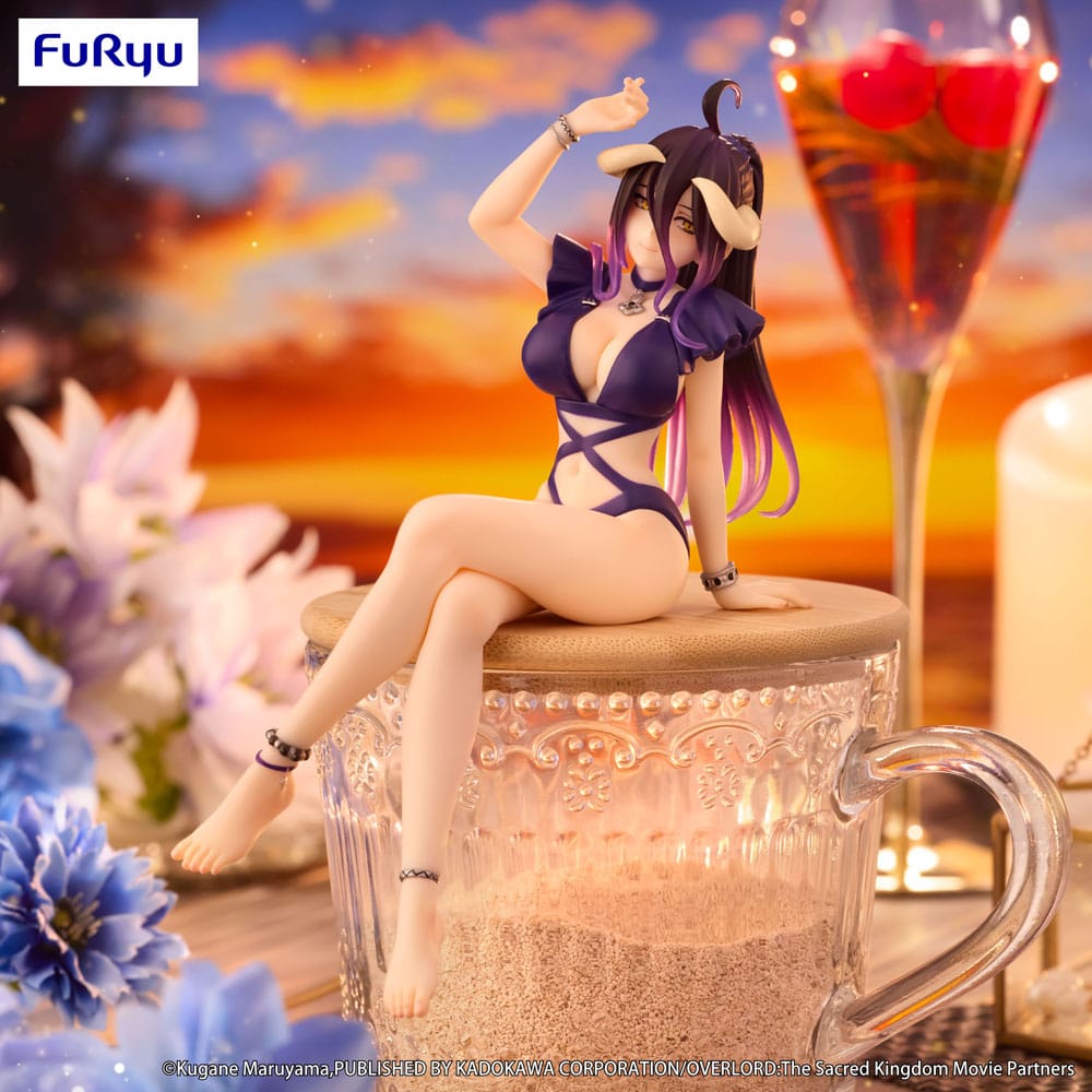 Overlord statuette PVC Noodle Stopper Albedo Swimsuit Dark Purple Color Ver. 16 cm