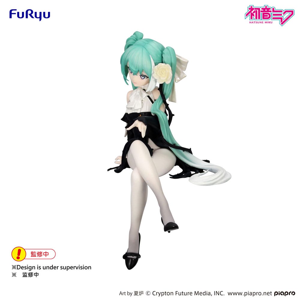 Hatsune Miku statuette PVC Noodle Stopper Flower Fairy White Rose 14 cm