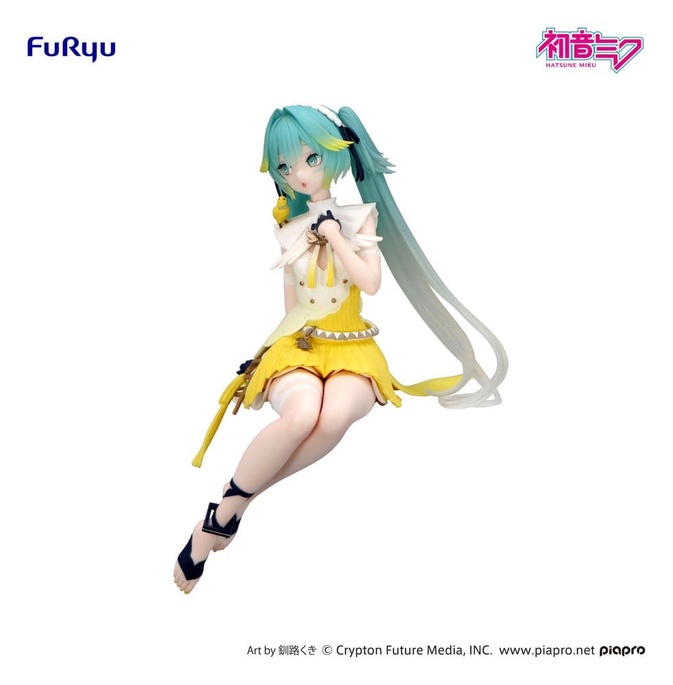 Hatsune Miku statuette PVC Noodle Stopper Canary Bird heo exclusive 14 cm