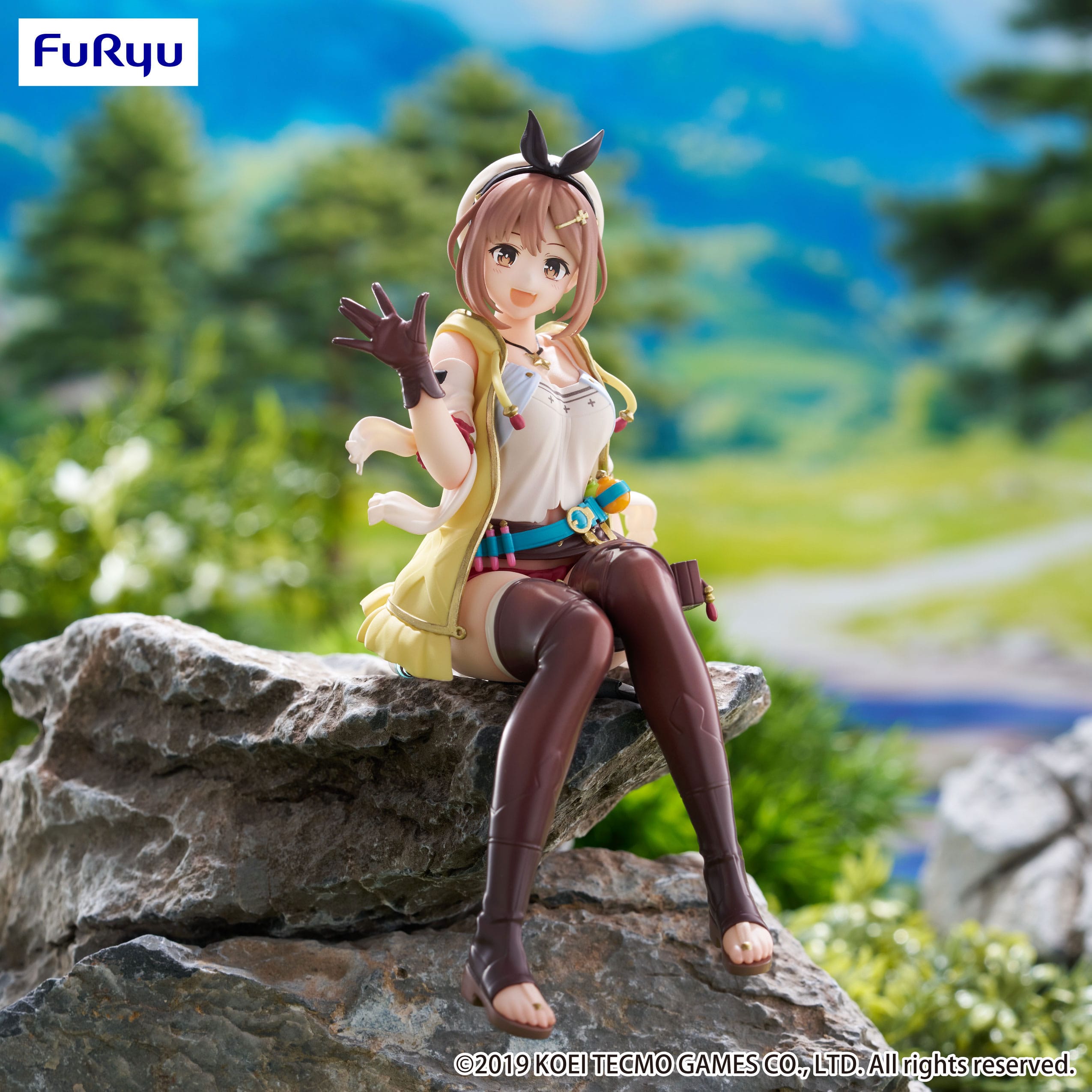 Atelier Ryza: Ever Darkness & the Secret Hideout The Animation statuette PVC Noodle Stopper KT model+ Reisalin Stout 14 cm