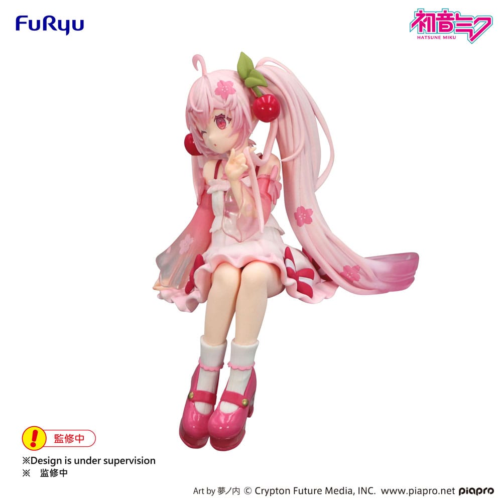 Hatsune Miku statuette PVC Noodle Stopper Sakura Miku 2025 Wink Ver. 14 cm
