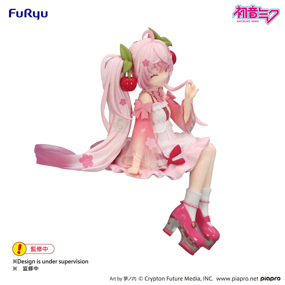 Hatsune Miku statuette PVC Noodle Stopper Sakura Miku 2025 Wink Ver. 14 cm