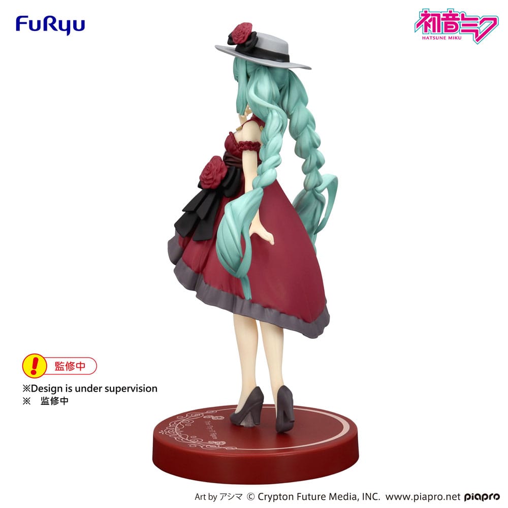 Hatsune Miku statuette PVC Trio-Try-iT Hatsune Miku Outing Dress Red Color Ver. 19 cm