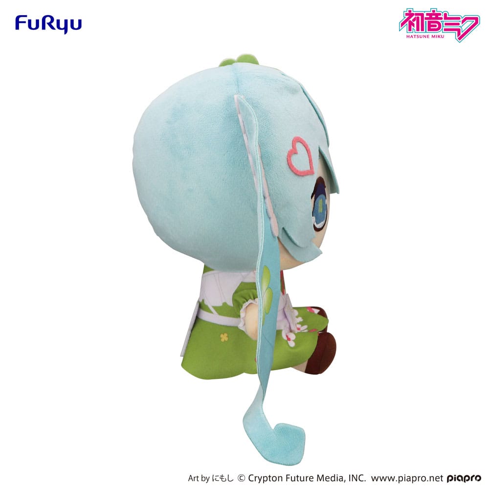 Hatsune Miku peluche Kyurumaru Big Clover 26 cm