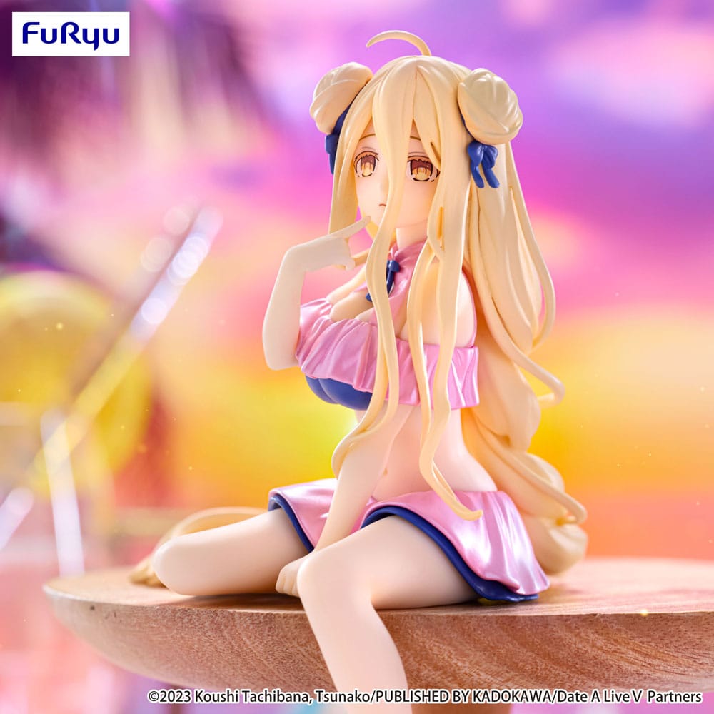 Date A Live V statuette PVC Noodle Stopper Mukuro Hoshimiya Swimsuit Pastel Pink Color Ver. 13 cm