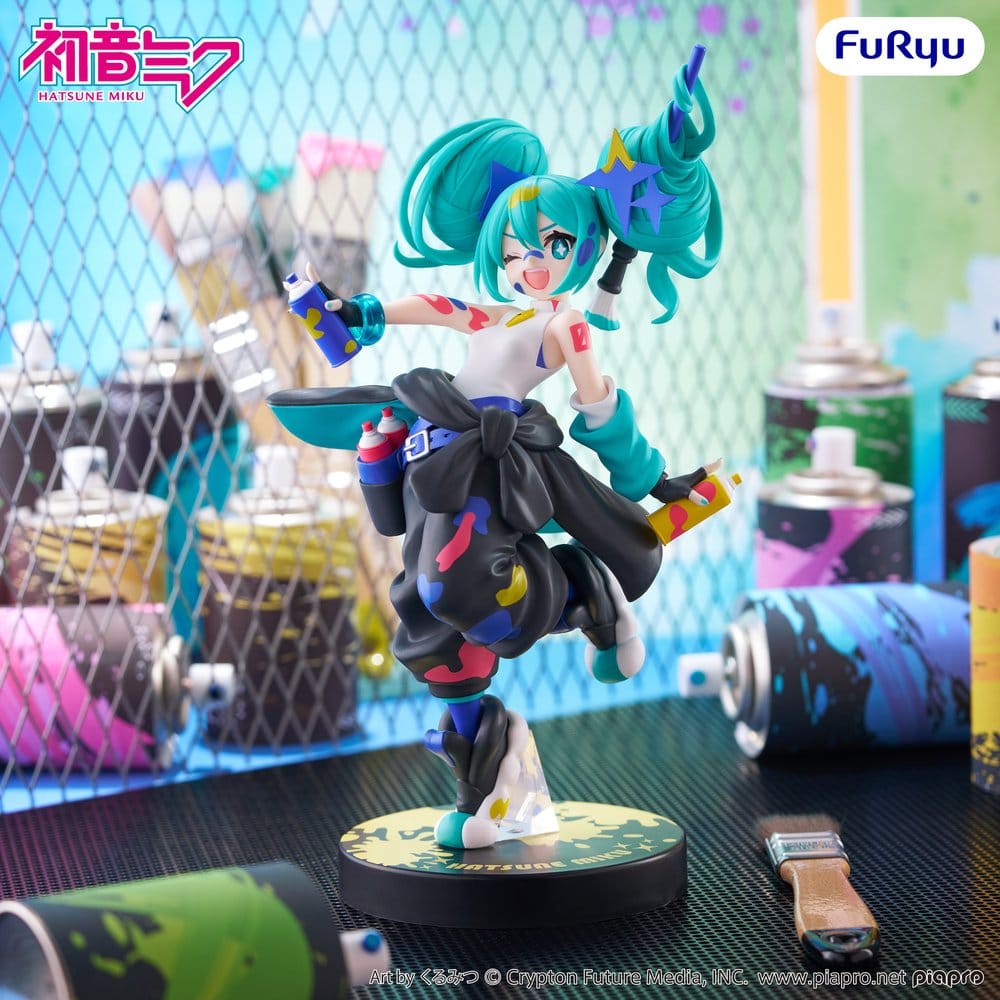 Hatsune Miku statuette PVC Muchute Paint Girl Another Color Ver. 23 cm