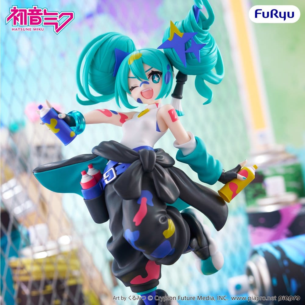 Hatsune Miku statuette PVC Muchute Paint Girl Another Color Ver. 23 cm