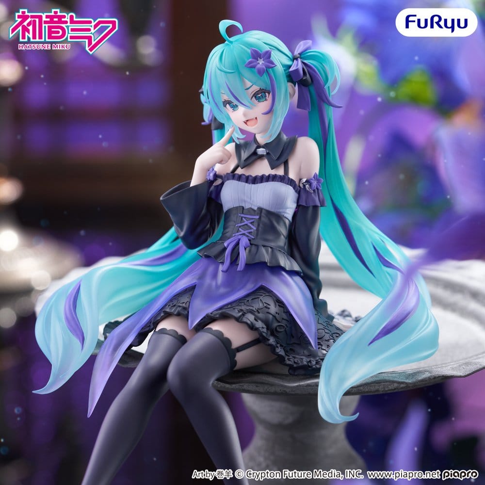 Hatsune Miku figurine PVC Noodle Stopper Flower Fairy Bellflower 14 cm