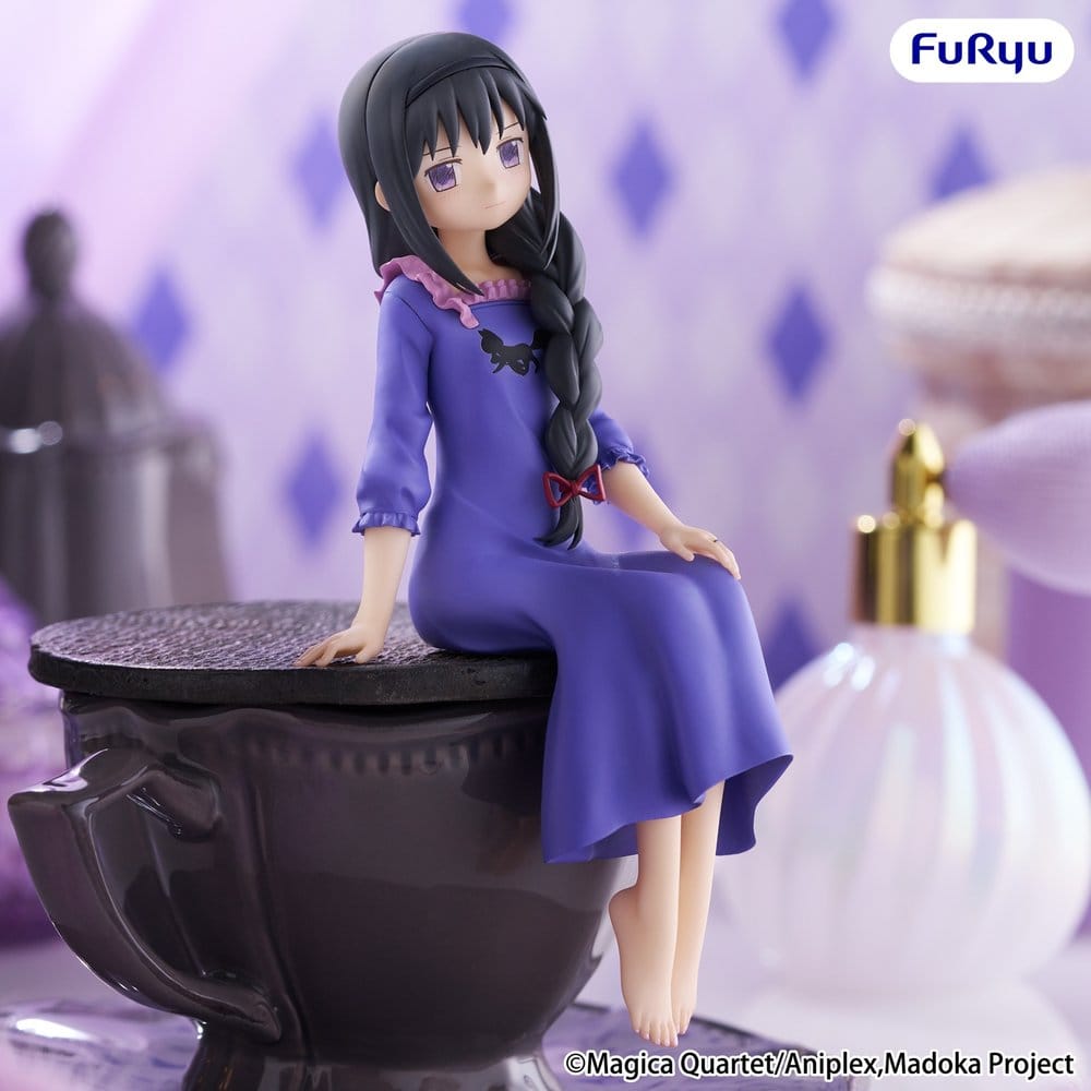 Puella Magi Madoka Magica figurine PVC Noodle Stopper -Homura Akemi- 15 cm