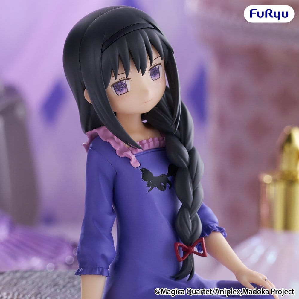 Puella Magi Madoka Magica figurine PVC Noodle Stopper -Homura Akemi- 15 cm