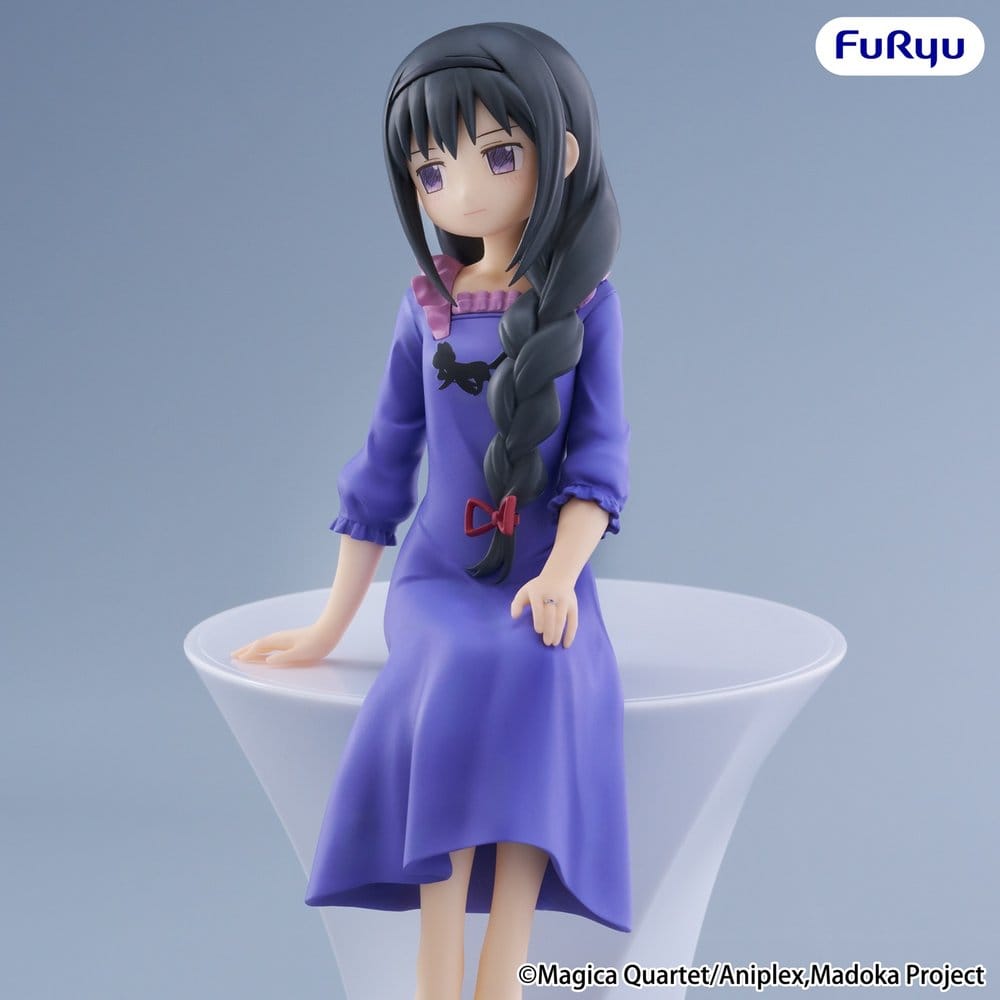 Puella Magi Madoka Magica figurine PVC Noodle Stopper -Homura Akemi- 15 cm