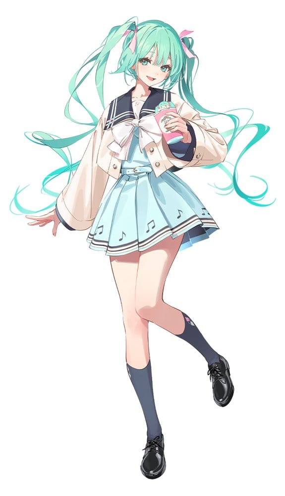 Hatsune Miku figurine PVC Sweet School Life Pure Version 18 cm