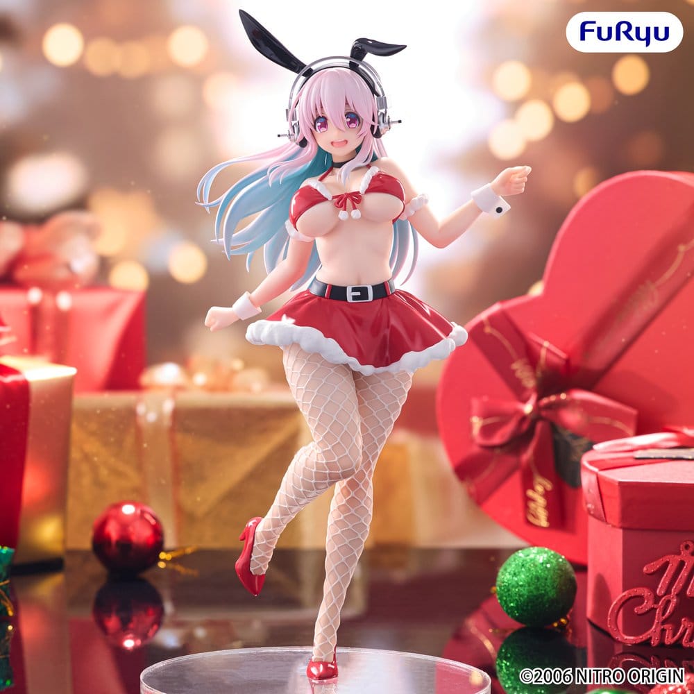 Super Sonico figurine PVC BiCute Bunnies Santa Ver. 30 cm