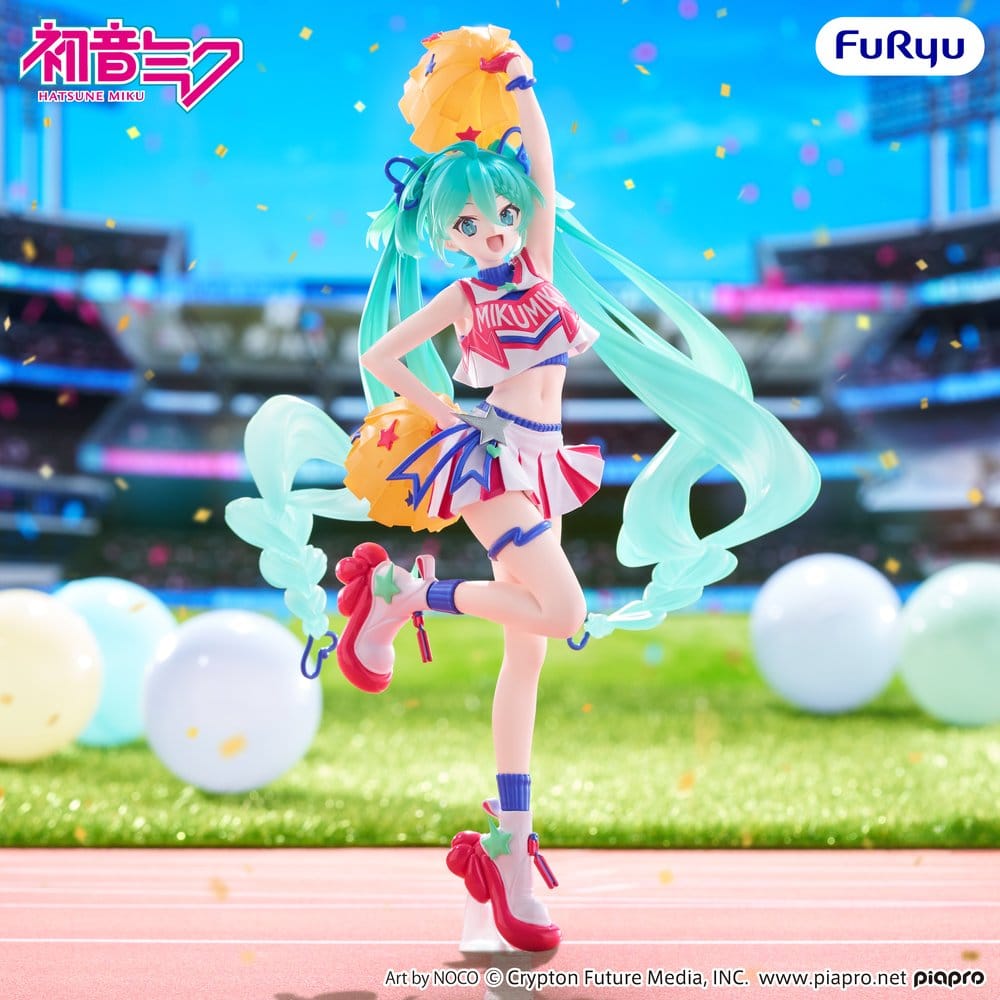 Hatsune Miku figurine PVC Muchute Cheerleader Ver. 22 cm