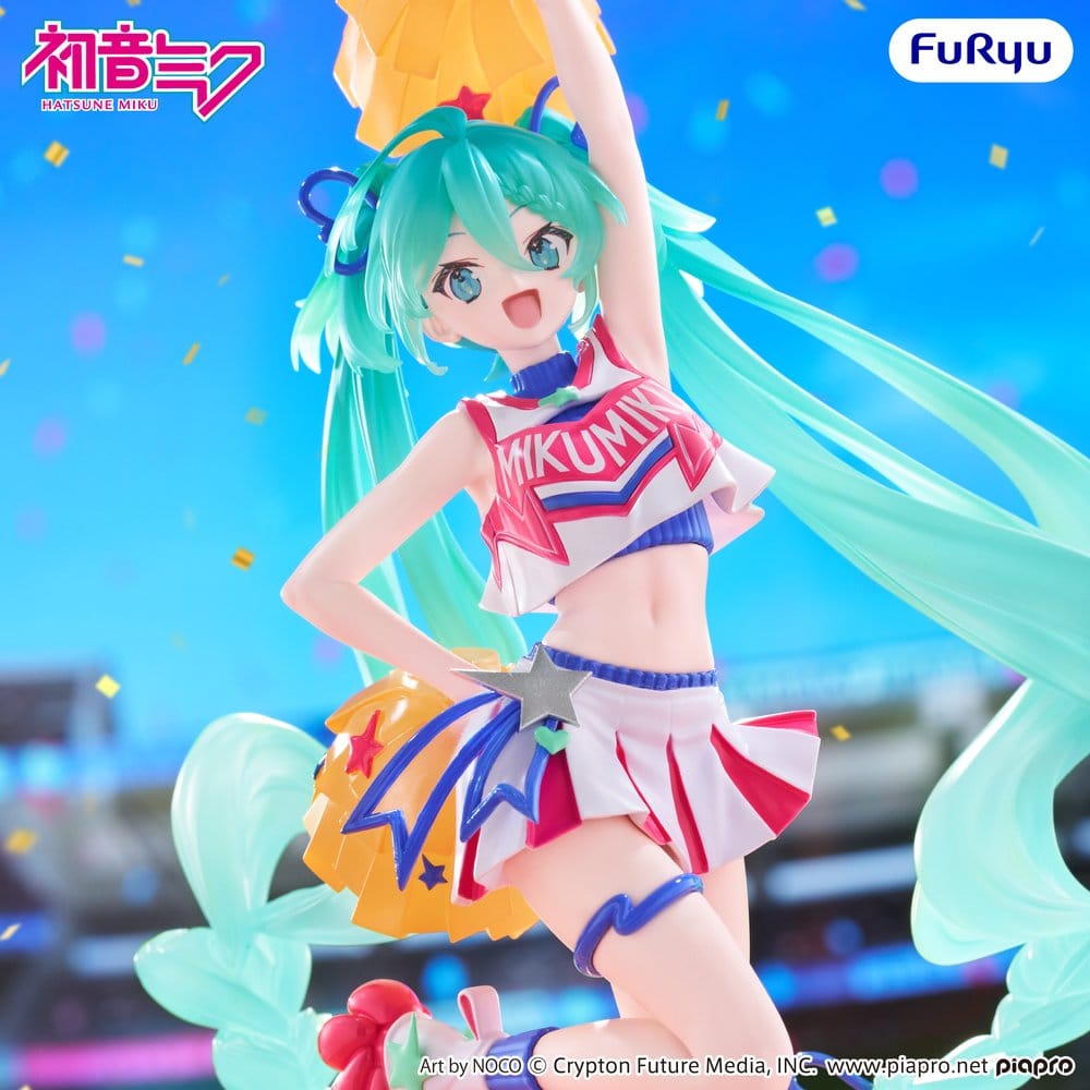 Hatsune Miku figurine PVC Muchute Cheerleader Ver. 22 cm