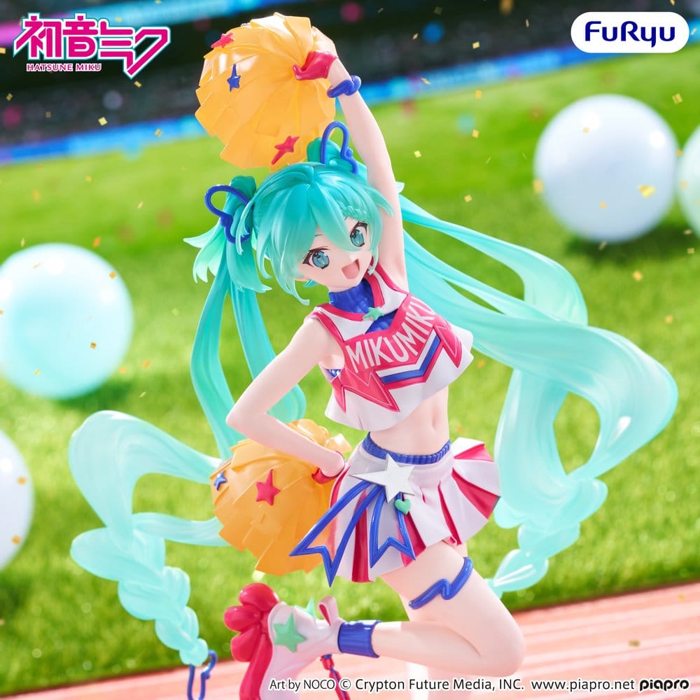 Hatsune Miku figurine PVC Muchute Cheerleader Ver. 22 cm