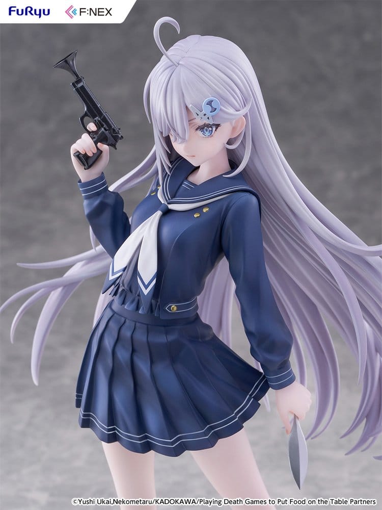 Playing Death Games to Put Food on the Table figurine PVC 1/7 Yuki School Uniform Ver. 24 cm