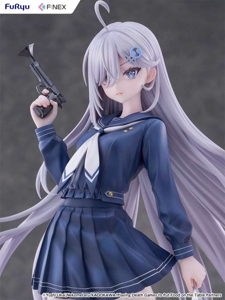 Playing Death Games to Put Food on the Table figurine PVC 1/7 Yuki School Uniform Ver. 24 cm