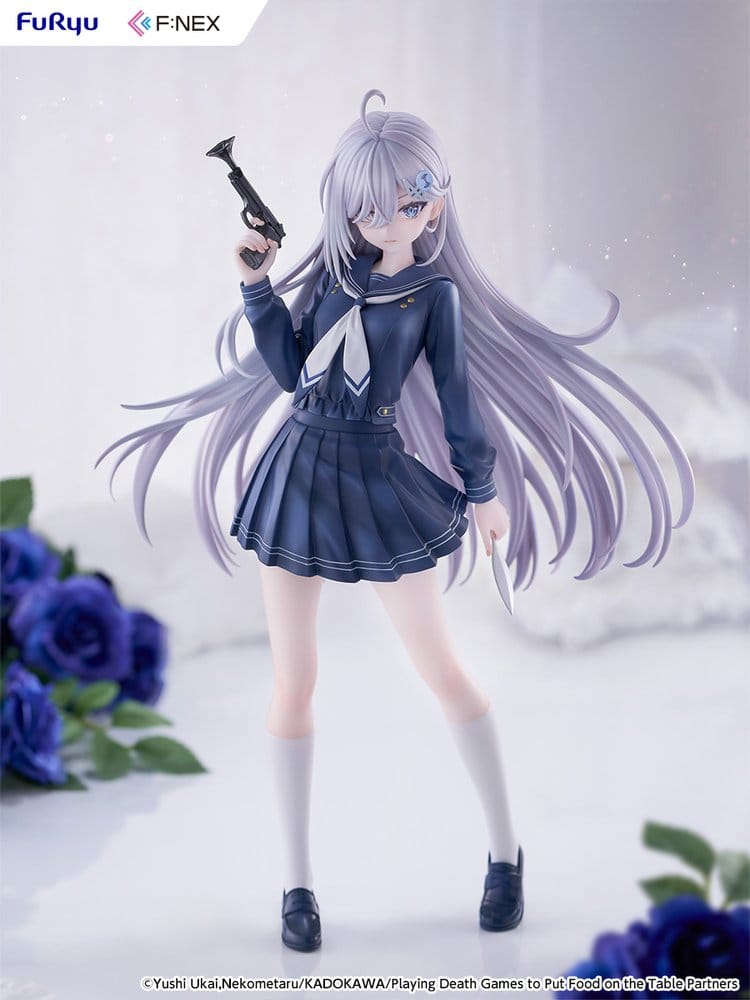 Playing Death Games to Put Food on the Table figurine PVC 1/7 Yuki School Uniform Ver. 24 cm