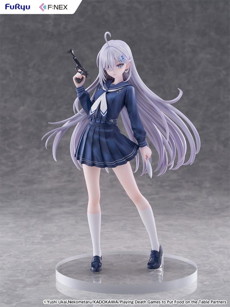 Playing Death Games to Put Food on the Table figurine PVC 1/7 Yuki School Uniform Ver. 24 cm