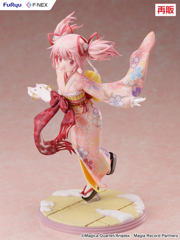 Puella Magi Madoka Magica Side Story Magia Record statuette PVC 1/7 Madoka Kaname Kimono Ver. 22 cm