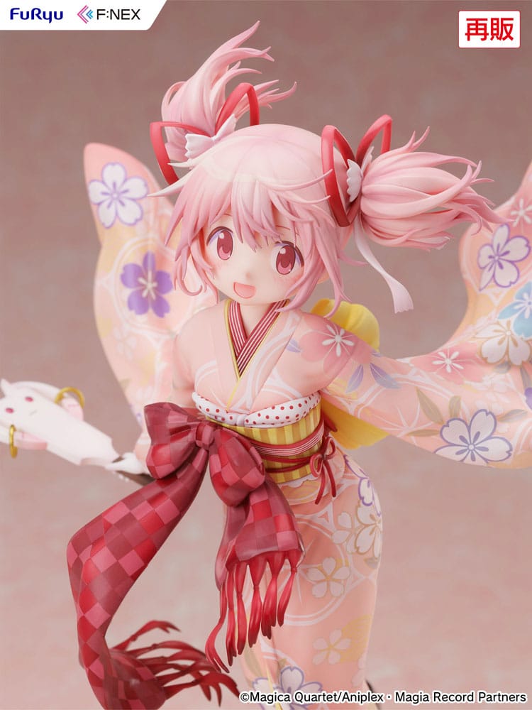 Puella Magi Madoka Magica Side Story Magia Record statuette PVC 1/7 Madoka Kaname Kimono Ver. 22 cm