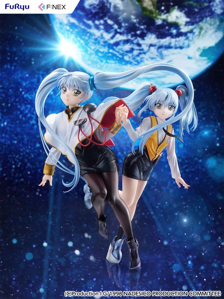 Nadesico the movie The prince of darkness figurine PVC 1/7 Ruri Hoshino double ruriruri Ver. 22 cm