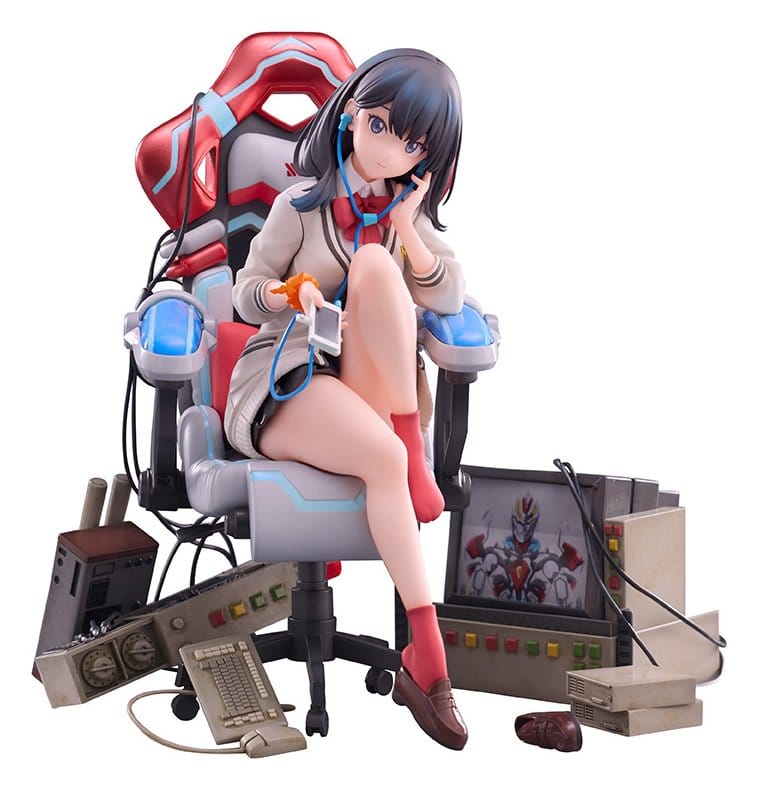 SSSS. Gridman Universe statuette PVC F:NEX Rikka Takarada Gaming Chair Ver. 19 cm
