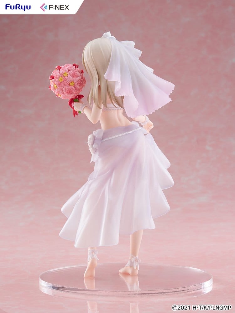 Fate/kaleid liner Prisma Illya: Licht - The Nameless Girl F:NEX figurine PVC 1/7 Illyasviel von Einzbern Wedding Swimsuit Ver. 21 cm