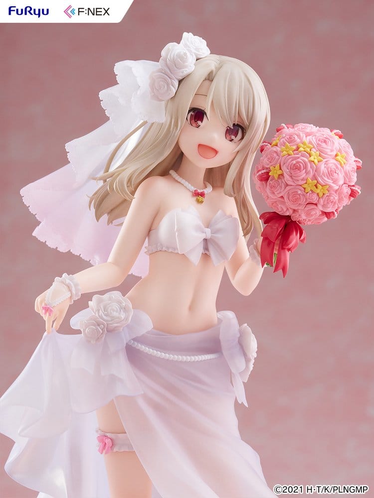 Fate/kaleid liner Prisma Illya: Licht - The Nameless Girl F:NEX figurine PVC 1/7 Illyasviel von Einzbern Wedding Swimsuit Ver. 21 cm
