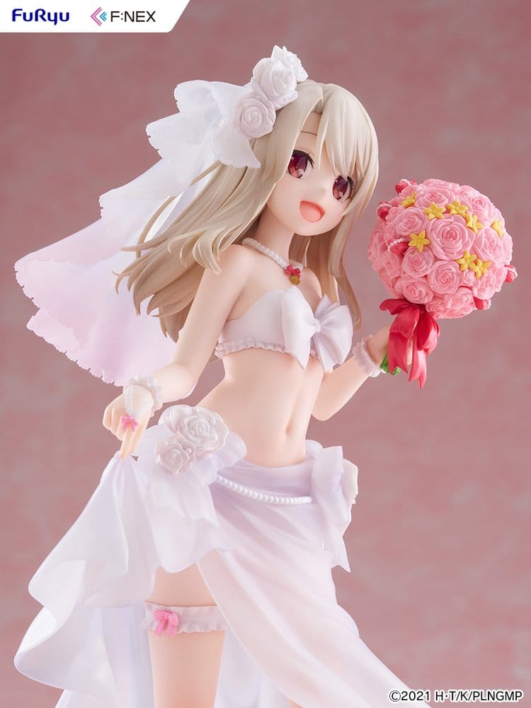 Fate/kaleid liner Prisma Illya: Licht - The Nameless Girl F:NEX figurine PVC 1/7 Illyasviel von Einzbern Wedding Swimsuit Ver. 21 cm
