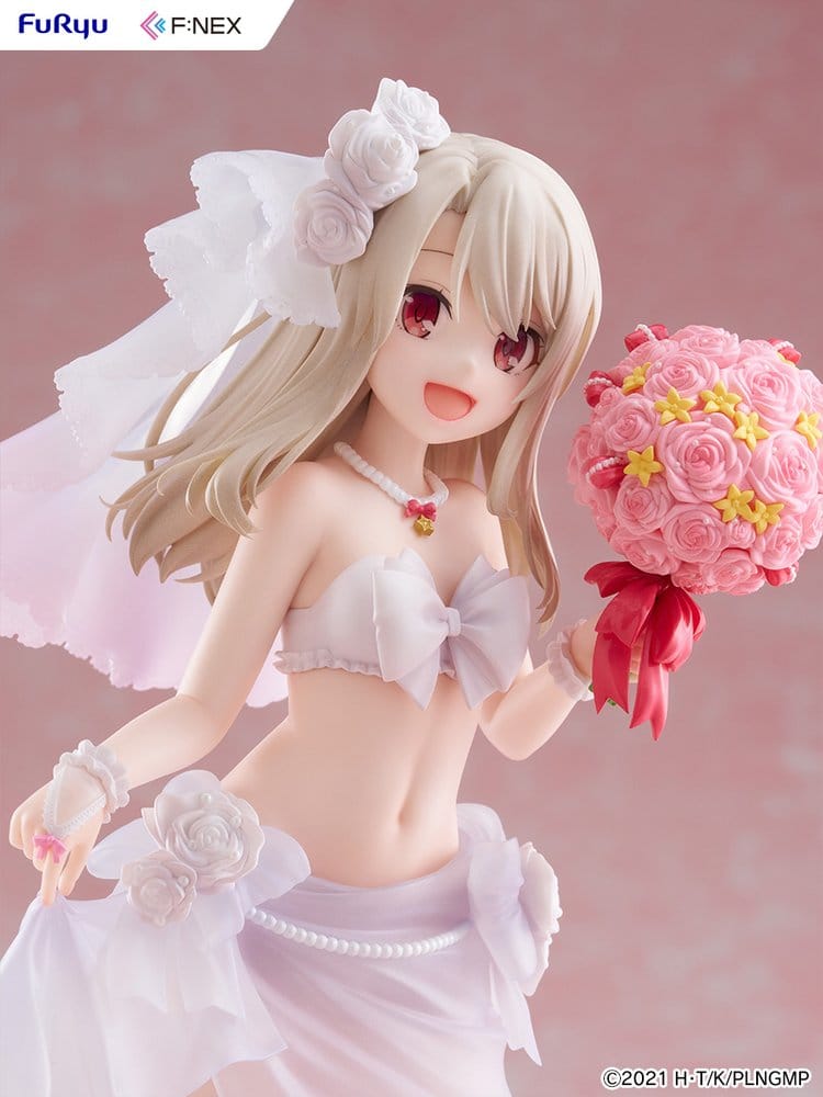 Fate/kaleid liner Prisma Illya: Licht - The Nameless Girl F:NEX figurine PVC 1/7 Illyasviel von Einzbern Wedding Swimsuit Ver. 21 cm