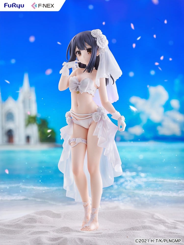 Fate/kaleid liner Prisma Illya: Licht - The Nameless Girl F:NEX figurine PVC 1/7 Miyu Edelfelt Wedding Swimsuit Ver. 21 cm
