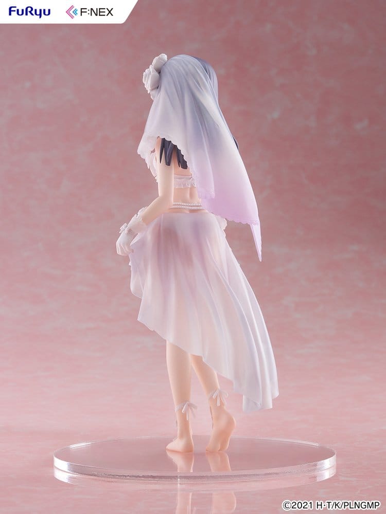 Fate/kaleid liner Prisma Illya: Licht - The Nameless Girl F:NEX figurine PVC 1/7 Miyu Edelfelt Wedding Swimsuit Ver. 21 cm