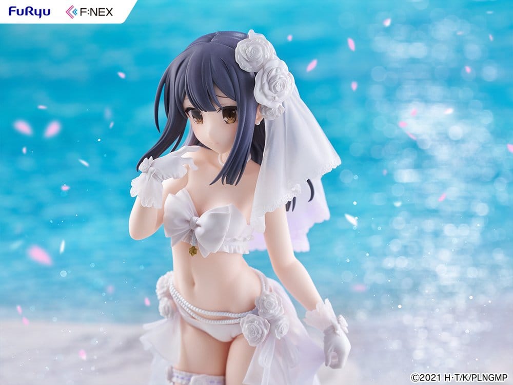 Fate/kaleid liner Prisma Illya: Licht - The Nameless Girl F:NEX figurine PVC 1/7 Miyu Edelfelt Wedding Swimsuit Ver. 21 cm